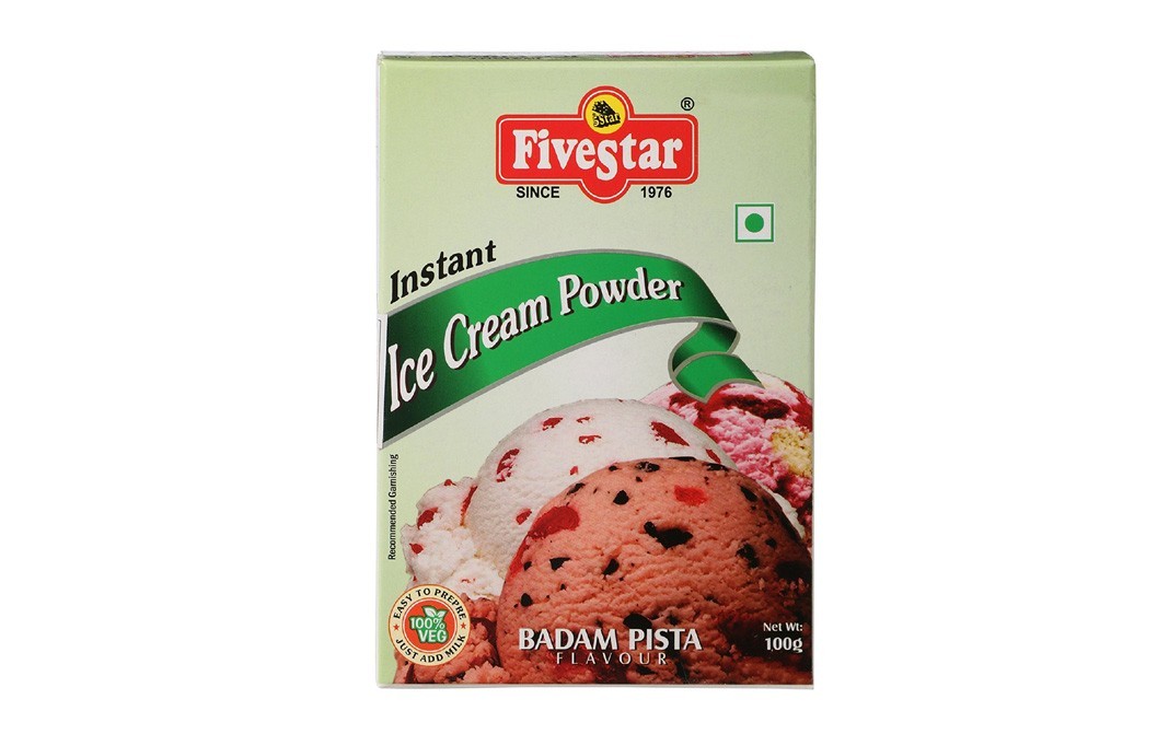 Five Star Ice Cream Powder Badam Pista Flavour   Box  100 grams